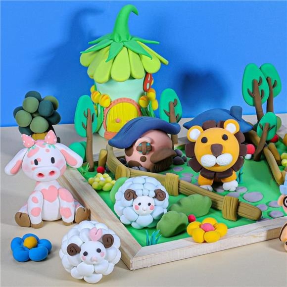 Modeling Clay Kit - 24 Colors Air Dry Ultra Light Clay, Safe & Non-Toxic for Kid - Picture 3 of 6